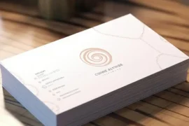 visitenkarten aus papier
