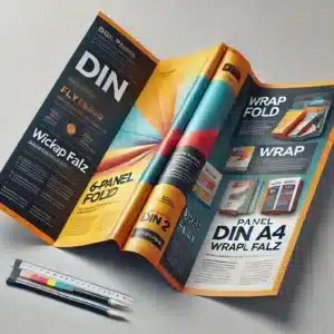 flyer din a4 gefaltet